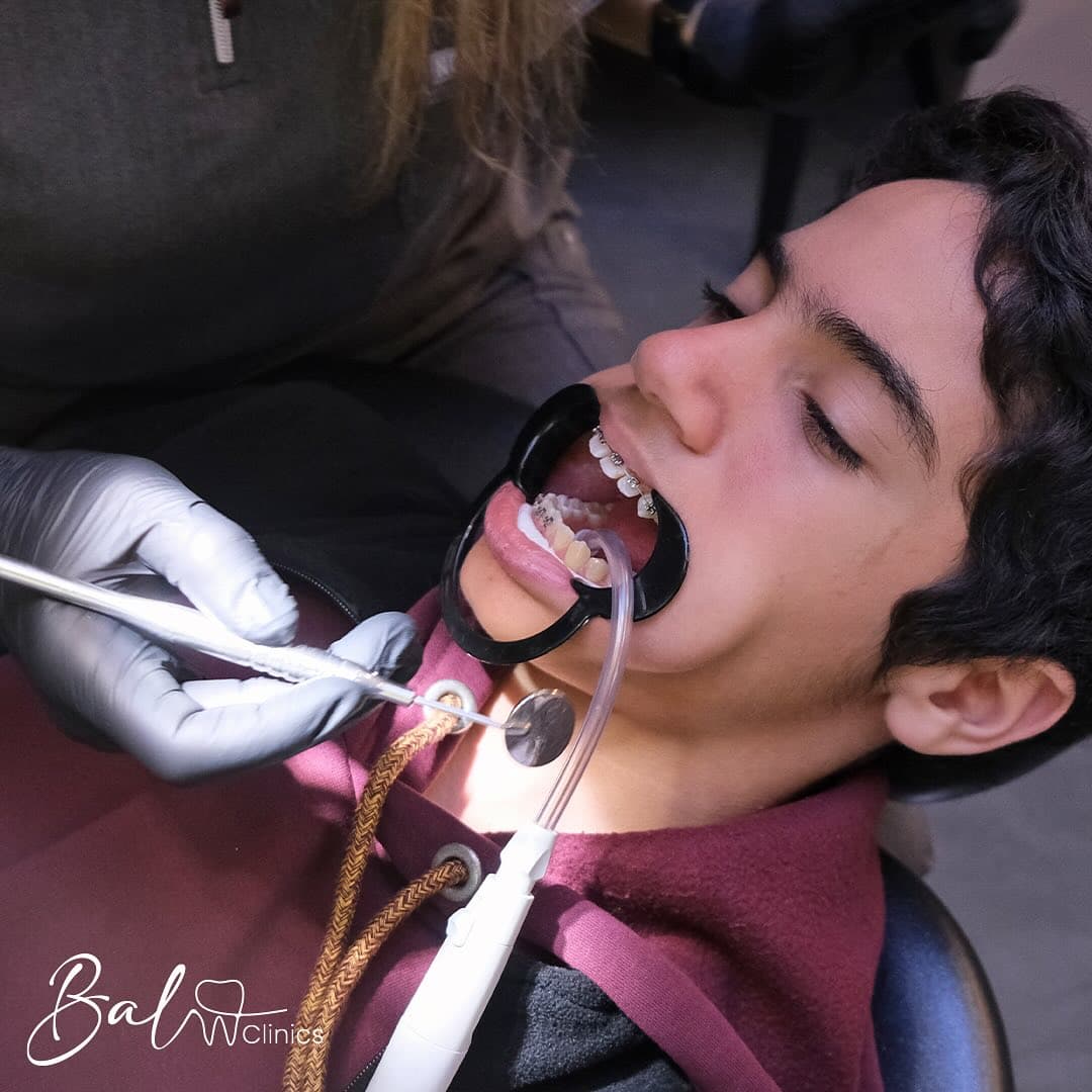 Dr. Aylin Bal treating patient